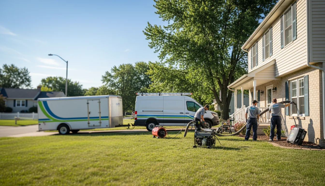 Flooded Basement Restoration And Cleanup With Repair in Redgranite, WI near me